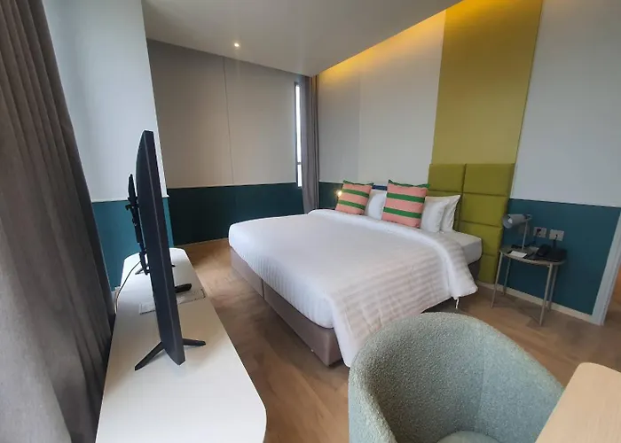 ホテル The Quarter Ramkhamhaeng By Uhg- Close To 1981 Mall- Rajamangala Stadium Airport Link バンコク都