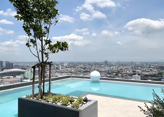 The Quarter Ramkhamhaeng By Uhg- Close To 1981 Mall- Rajamangala Stadium Airport Link ホテル